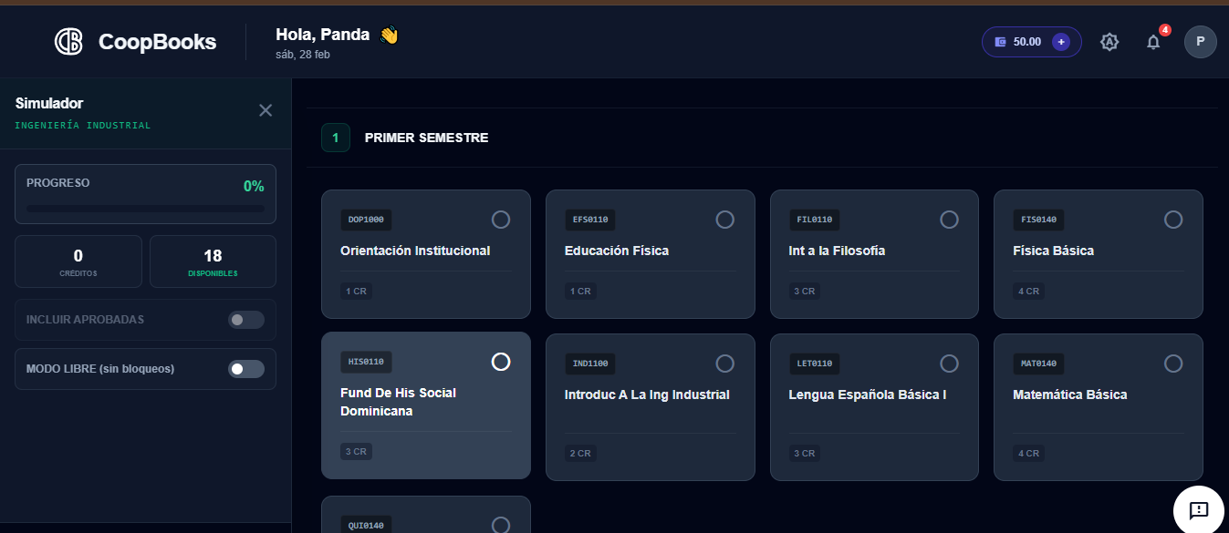 Planificador de Semestre